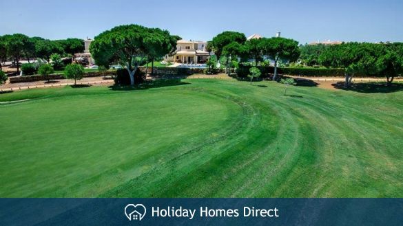 Villa Golfe view of the golf course
