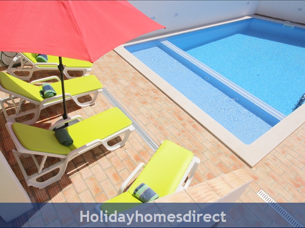 Sunny pool area