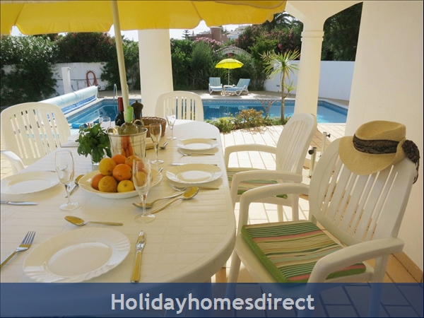 Large outside table for alfresco dining